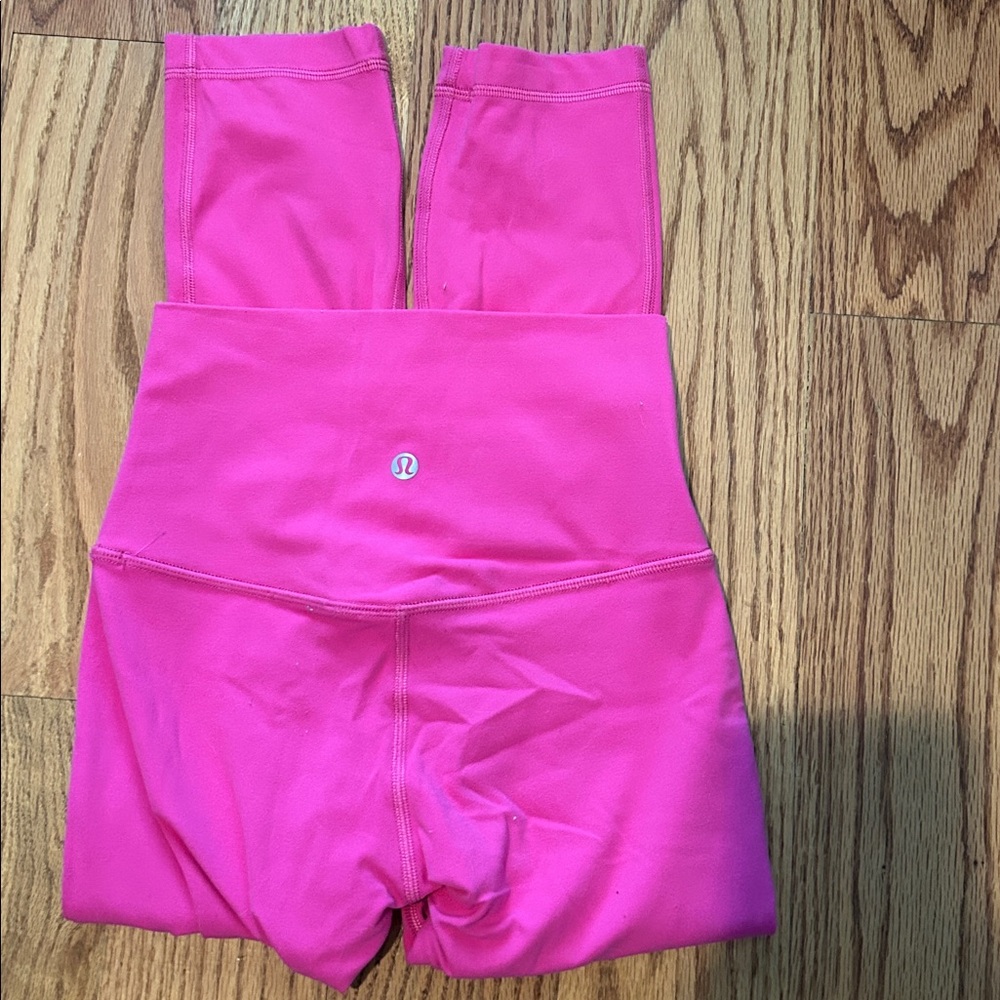 Lululemon align crop Pink High-Waisted Leggings